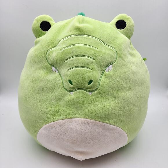 Squishmallow Ham The Green Alligator Croco Plush 12" Bug Eyes Stuffed Animal Toy - Picture 1 of 8
